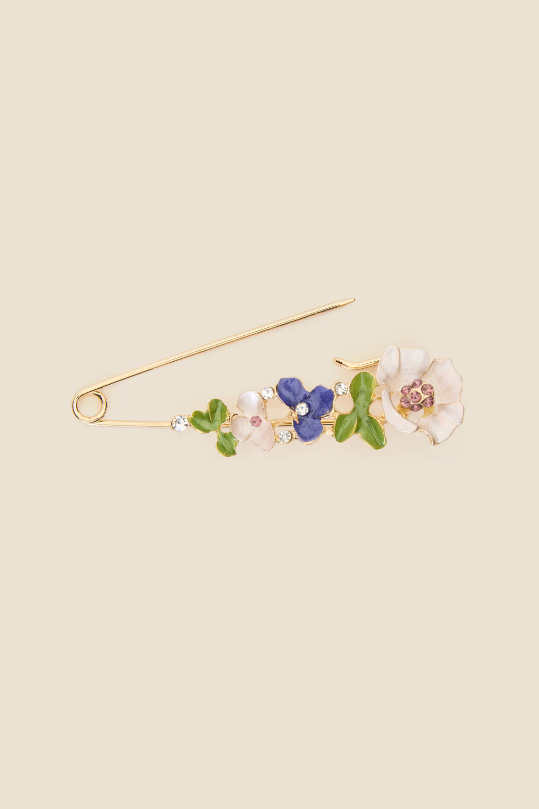 Princess Highway - Flower Kilt Brooch - lilac