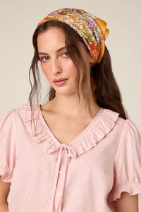Princess Highway - Adelaide Retro Satin Scarf - cream