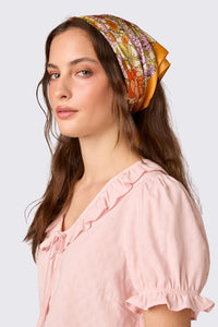Princess Highway - Adelaide Retro Satin Scarf - cream