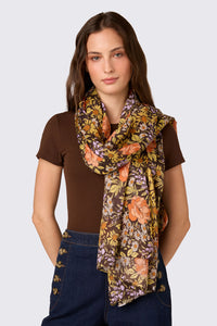 Princess Highway - Adelaide Retro Soft Scarf - plum