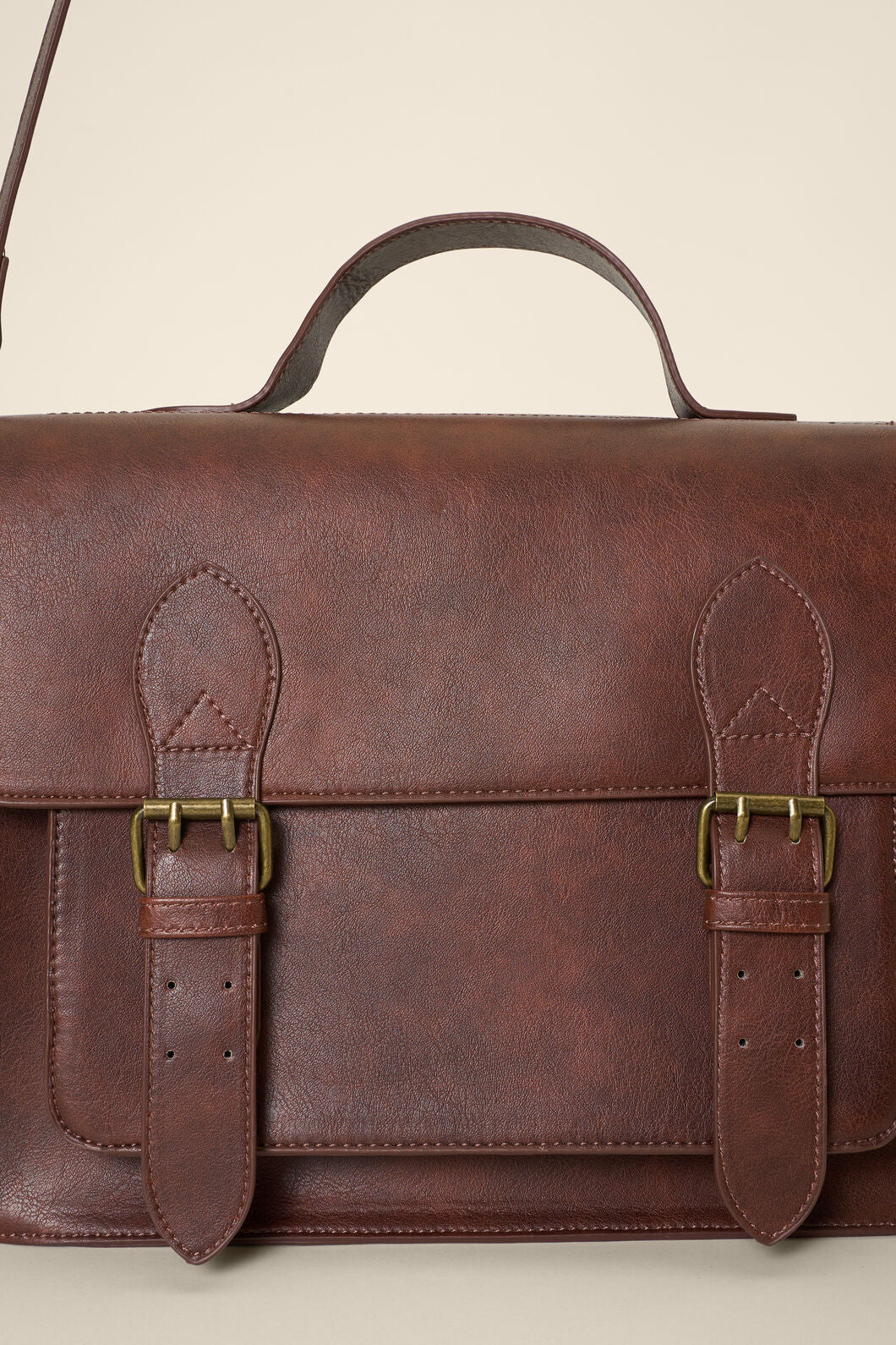 Princess Highway - Rust Two Way Satchel - rust