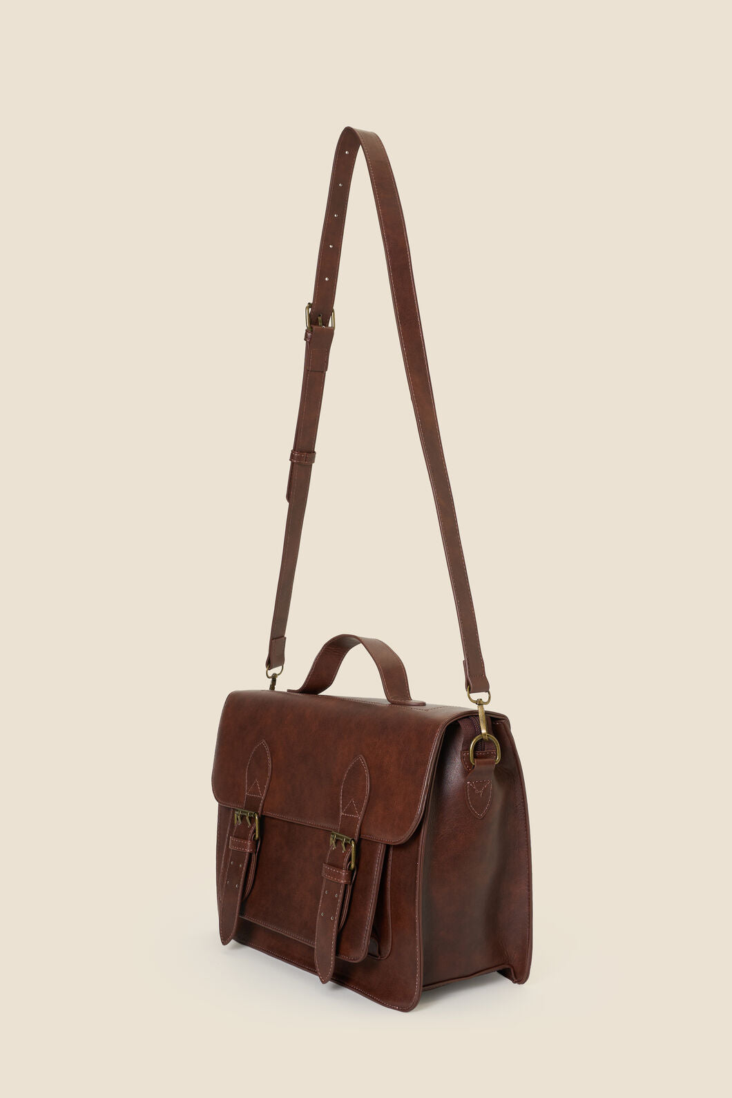 Princess Highway - Rust Two Way Satchel - rust