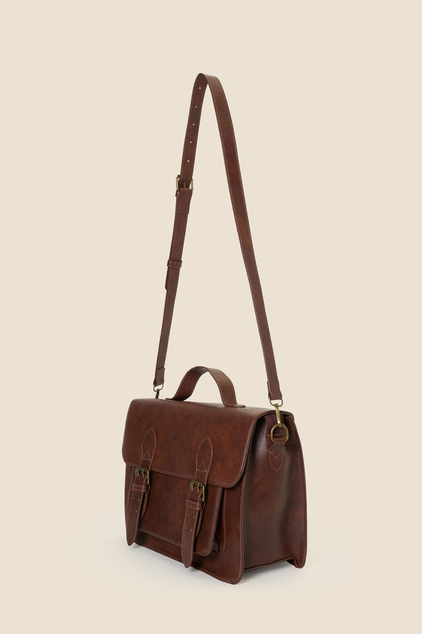 Princess Highway - Rust Two Way Satchel - rust