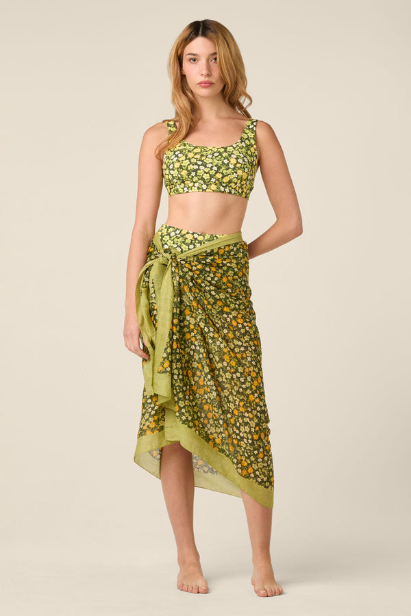 Princess Highway - Meadow Sarong - green