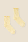 Princess Highway - Lemon Frill Top Sock - lemon