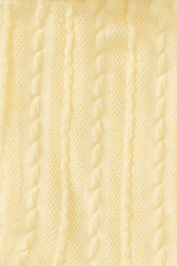 Princess Highway - Lemon Frill Top Sock - lemon