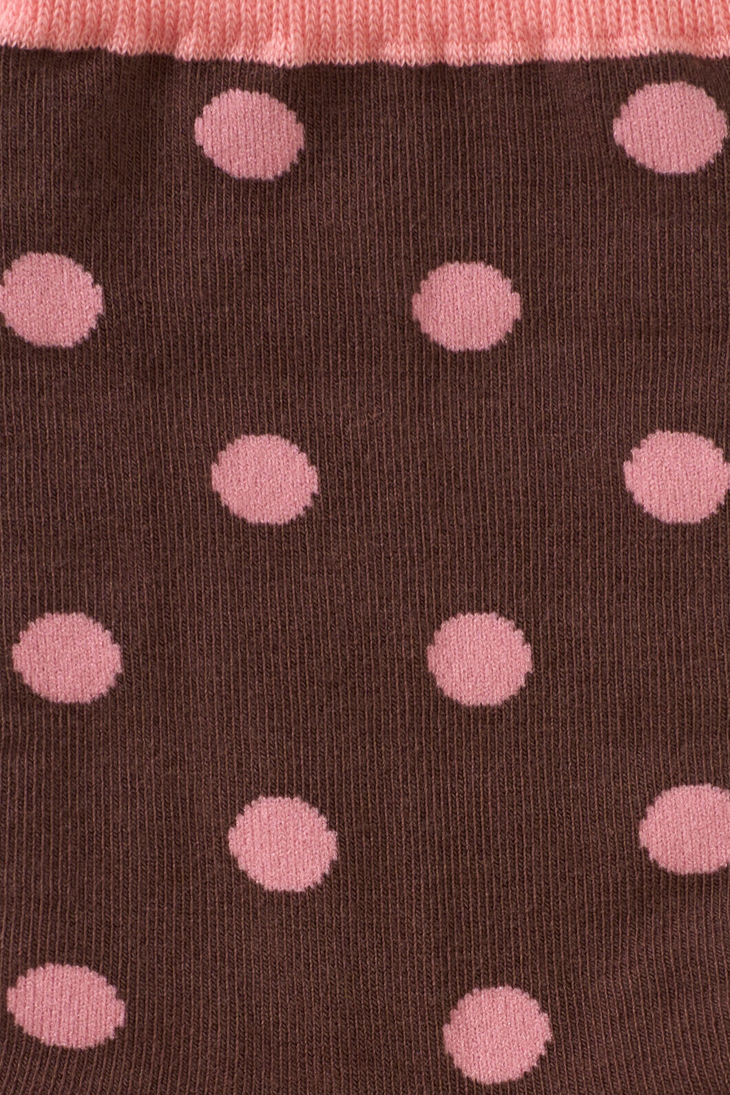 Princess Highway - Chocolate Polka Dot Sock - chocolate