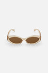 Princess Highway - Edgy Small Cat Sunglasses - champagne