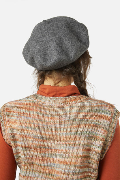 Princess Highway - Classic Wool Beret - grey