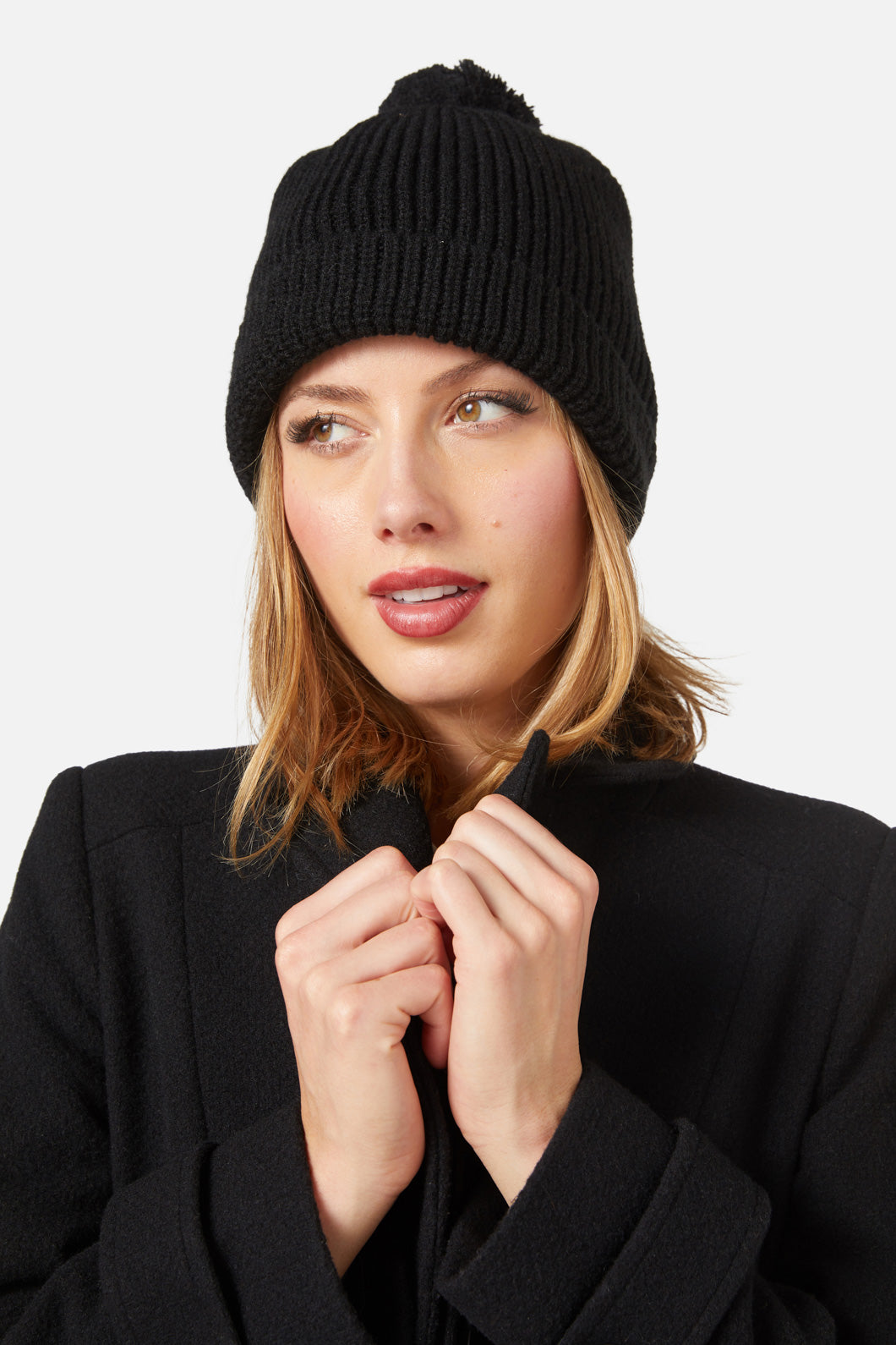 Princess Highway - Pom Beanie - black