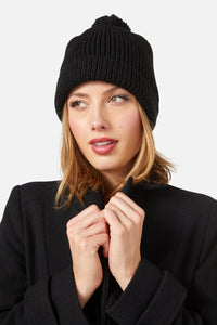 Princess Highway - Pom Beanie - black