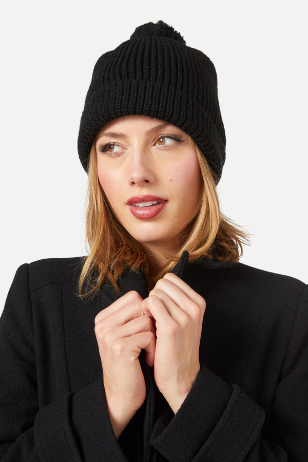 Princess Highway - Pom Beanie - black