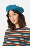 Princess Highway - Colour Wool Beret - teal