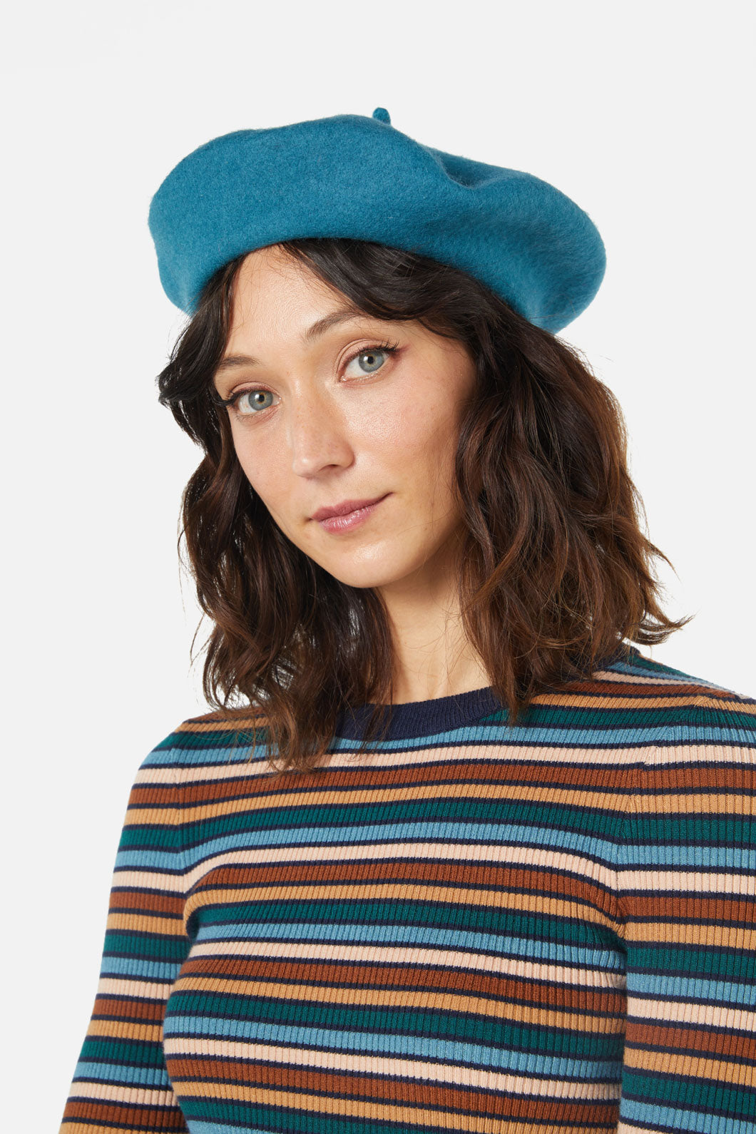 Princess Highway - Colour Wool Beret - teal