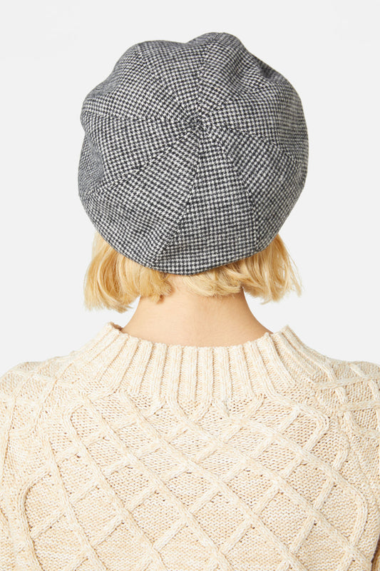 Princess Highway - Check Beret - black