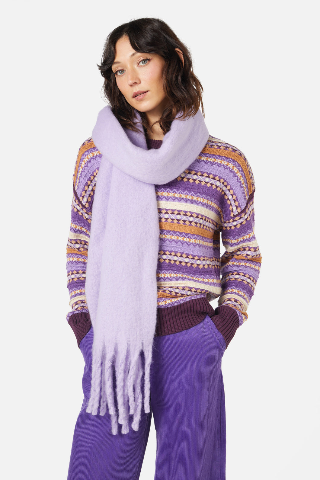 Princess Highway - Solid Scarf - lilac