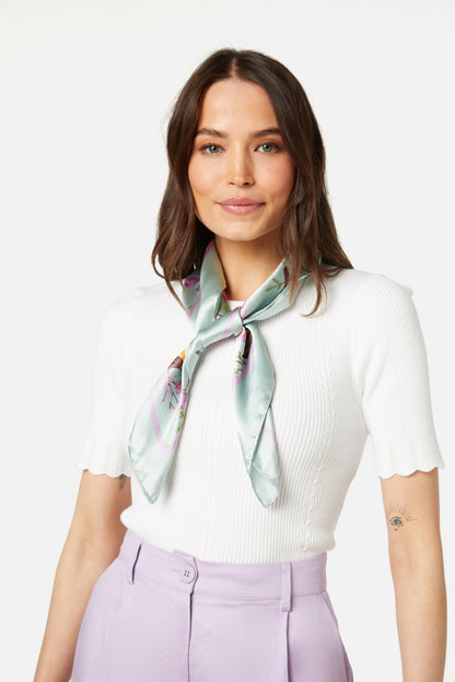 Princess Highway - Robin Satin Scarf - sage