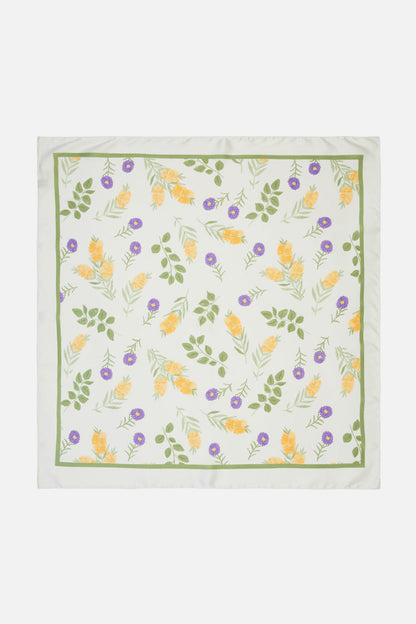 Princess Highway - Bottle Brush Satin Scarf - cream