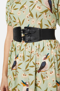 Princess Highway - Double Buckle Waist Belt - black