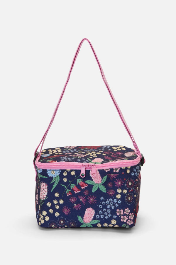 Princess Highway - Bouquet Lunch Bag - navy