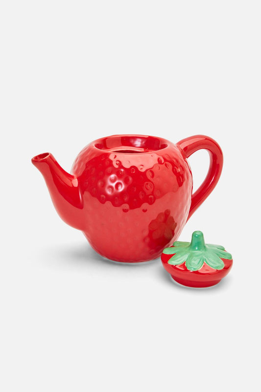 Princess Highway - Strawberry Teapot - red