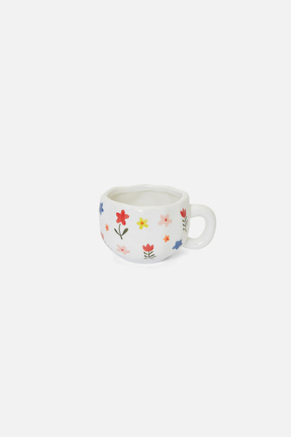 Princess Highway - Flower Cup & Saucer - cream