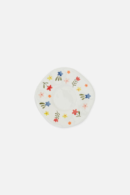 Princess Highway - Flower Cup & Saucer - cream