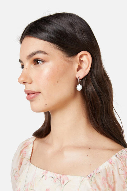 Princess Highway - Sweet Romance Earrings - silver