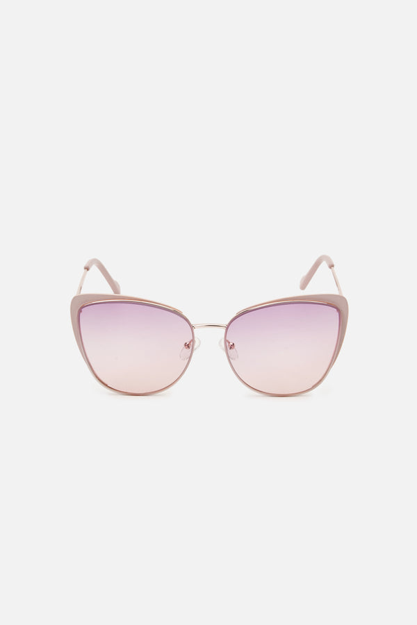 Princess Highway - Pink Angled Sunglasses - pink