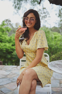 Princess Highway - Pink Angled Sunglasses - pink