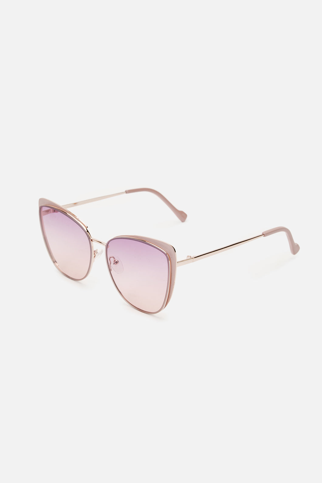 Princess Highway - Pink Angled Sunglasses - pink
