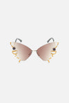 Princess Highway - Choc Butterfly Sparkle Sunglasses - chocolate