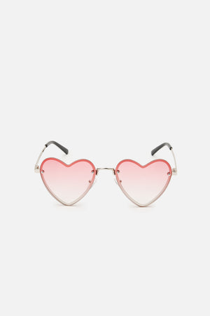 Princess Highway - Rose Fade Heart Sunglasses - rose