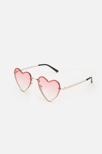 Princess Highway - Rose Fade Heart Sunglasses - rose
