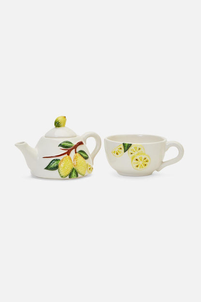 Princess Highway - Lemon Teapot - white