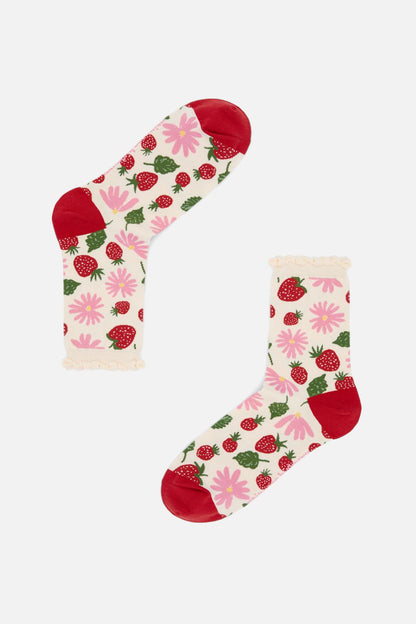 Princess Highway - Cream La Fraise Socks - cream