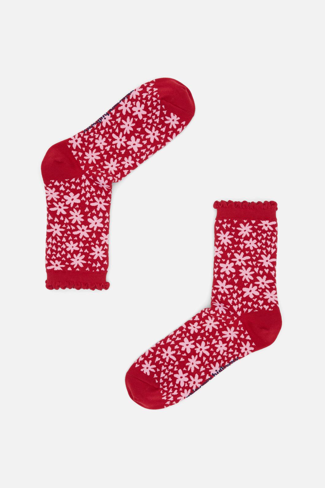 Princess Highway - Red Valentina Socks - red