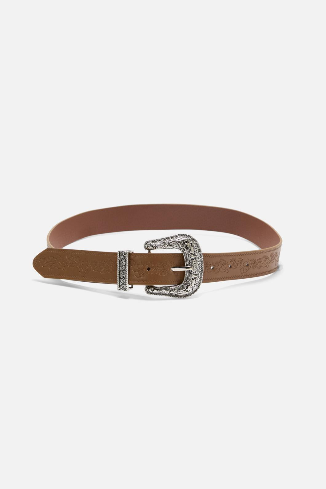 Princess Highway - Engraved Belt - tan