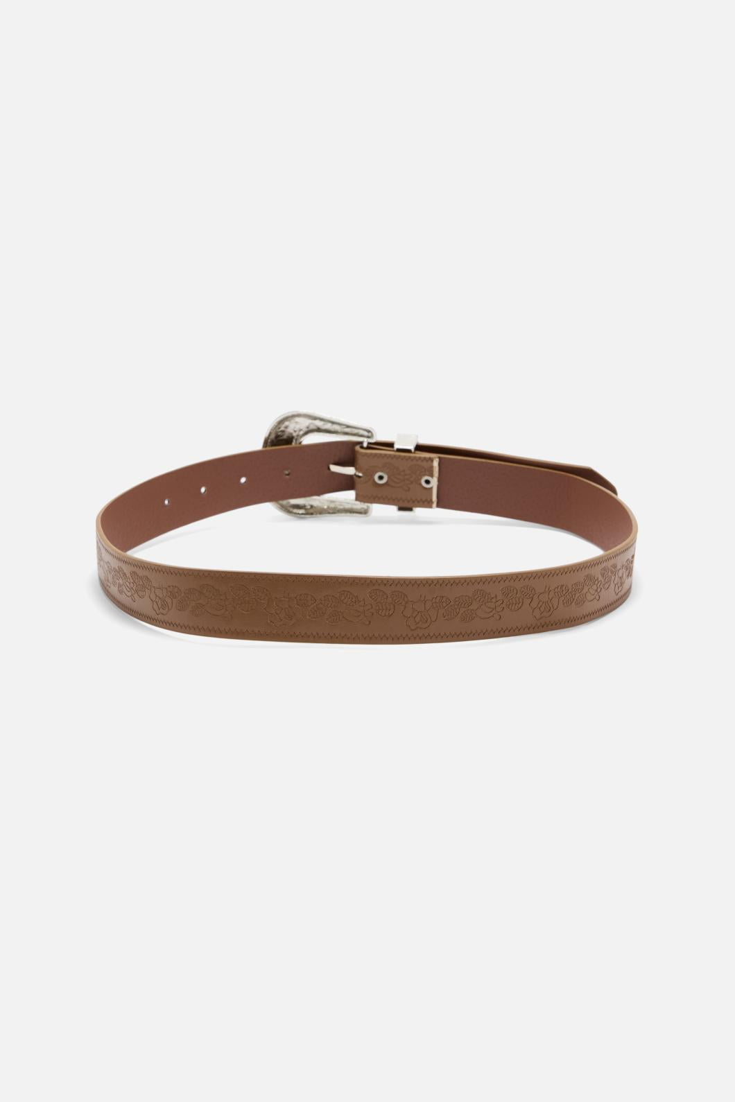 Princess Highway - Engraved Belt - tan