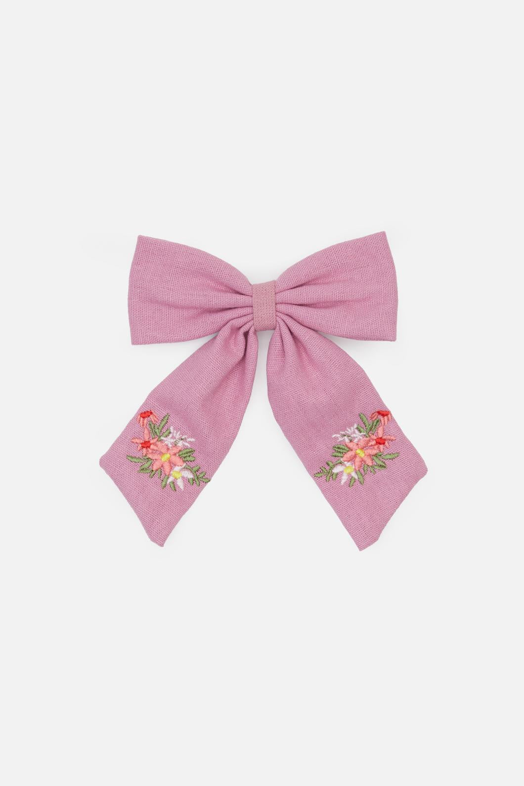Princess Highway - Flower Bow Hair Clip - pink