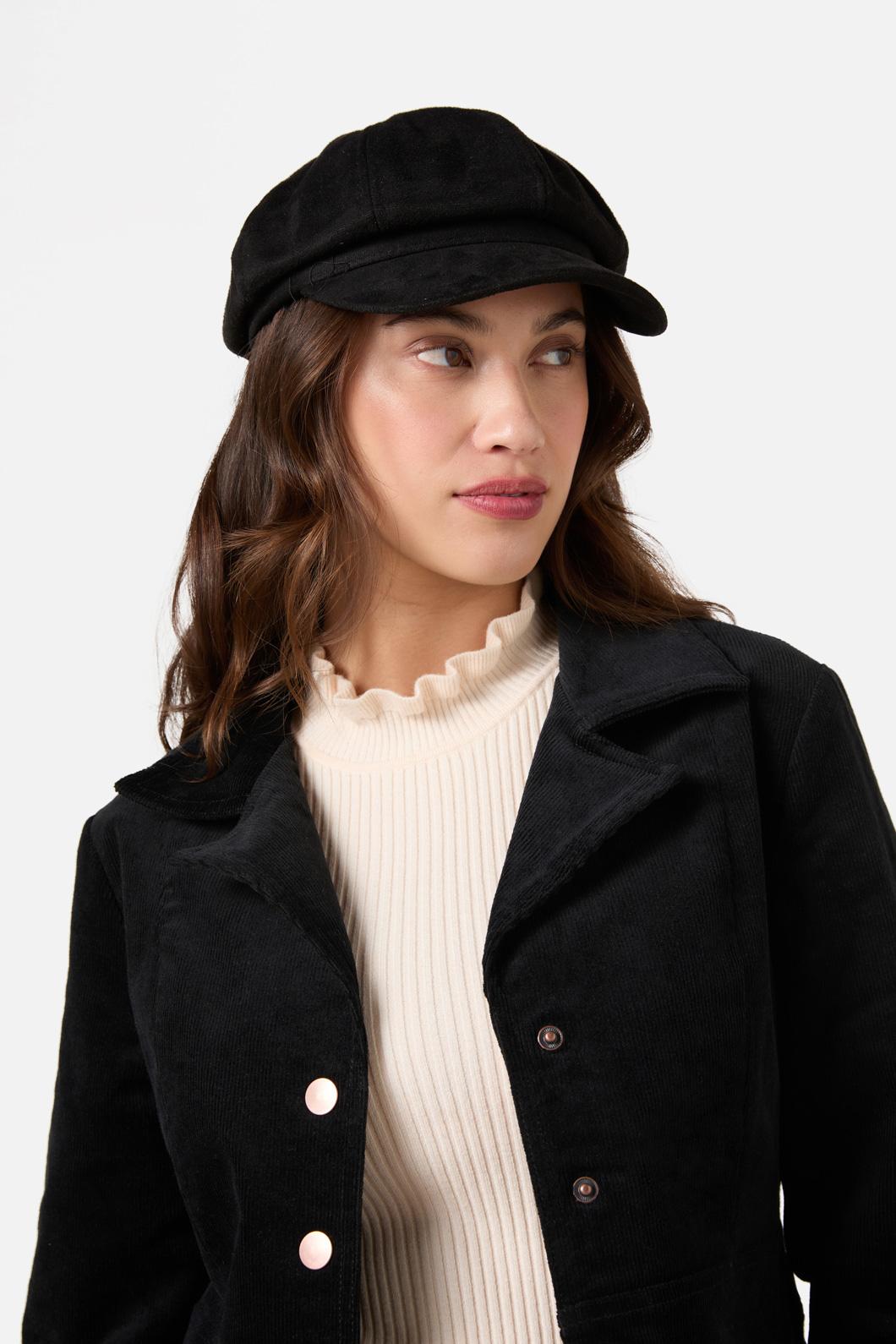 Princess Highway - Black Baker Boy Hat - black