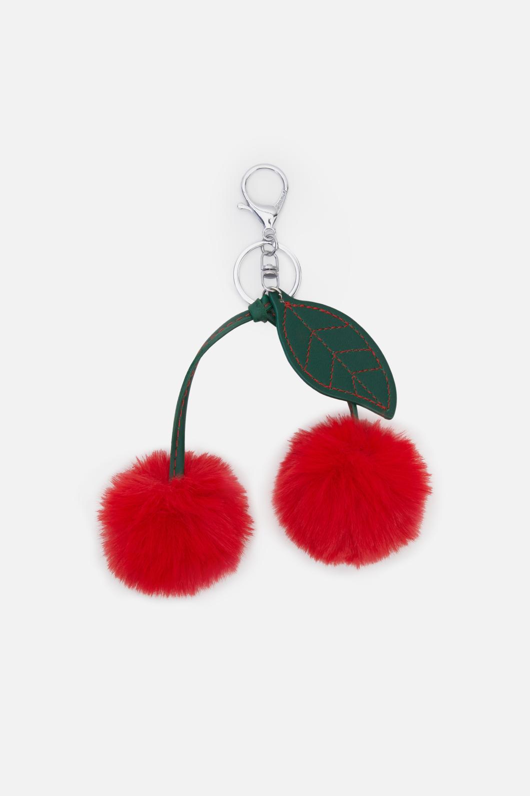 Princess Highway - Plush Cherry Bag Charm - red