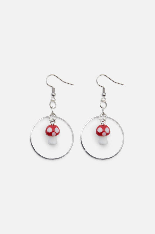 Princess Highway - Mushroom Charm Earrings - multi