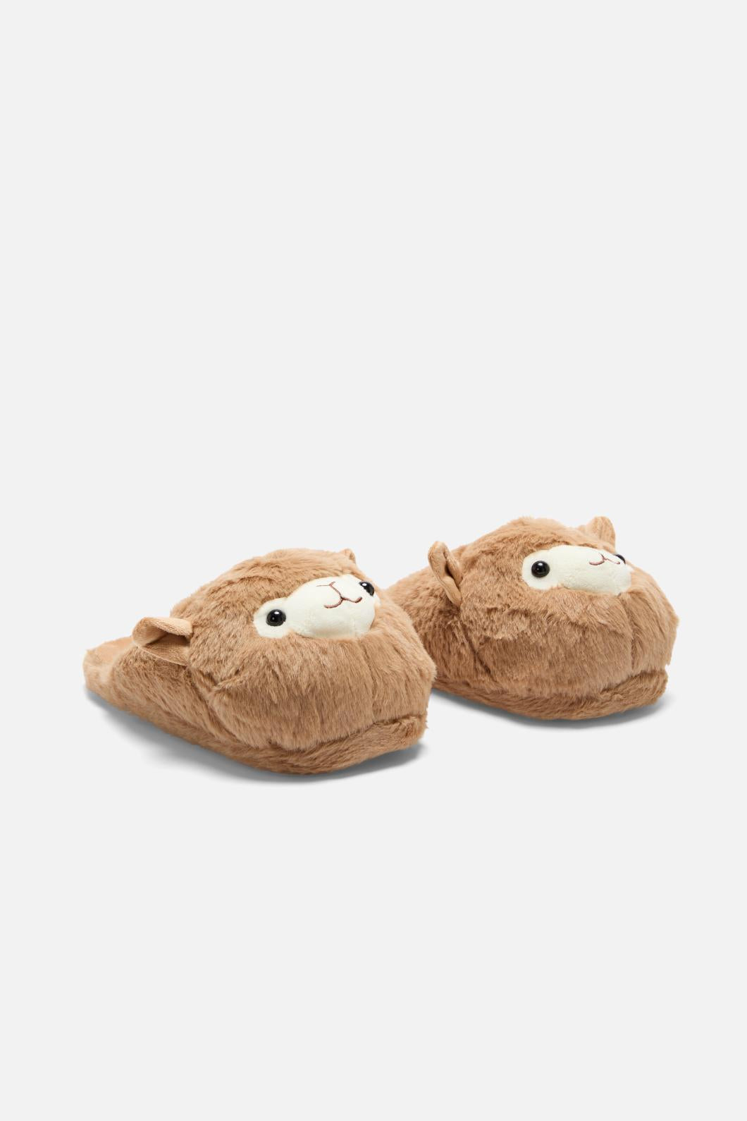 Princess Highway - Llama Slippers - tan