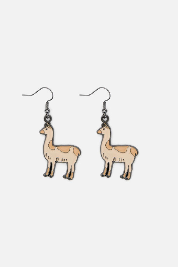 Princess Highway - Llama Drop Earring - tan