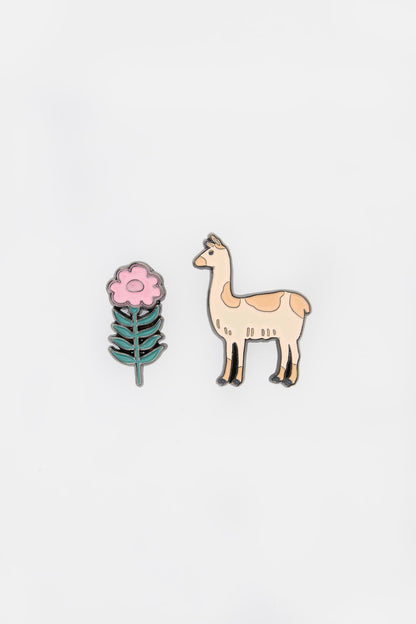 Princess Highway - Llama Pin Set - multi