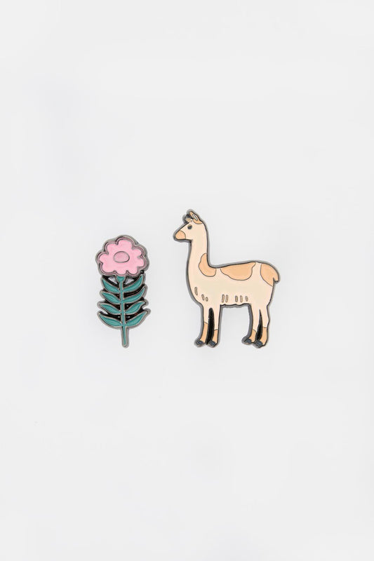Princess Highway - Llama Pin Set - multi