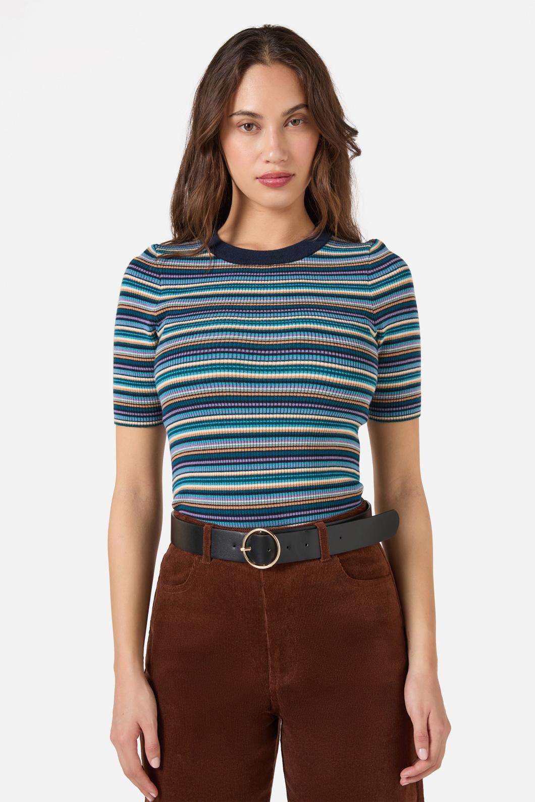 Princess Highway - Black Circle Buckle Belt - black