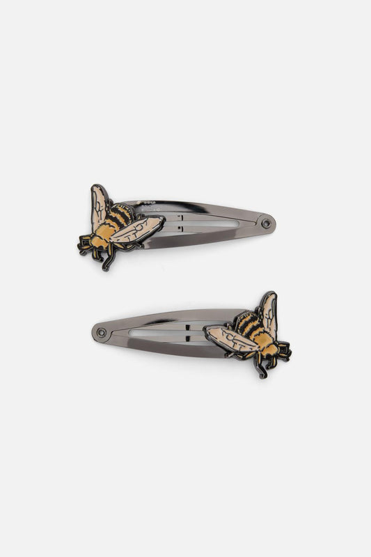 Princess Highway - Bee Hair Clips - yellow
