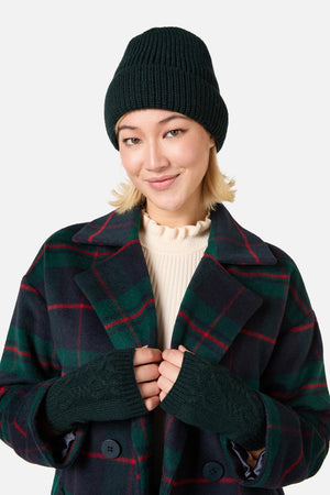 Princess Highway - Dark Teal Rib Beanie - dark-teal